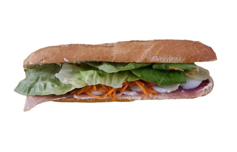 Broodje gerookte ham