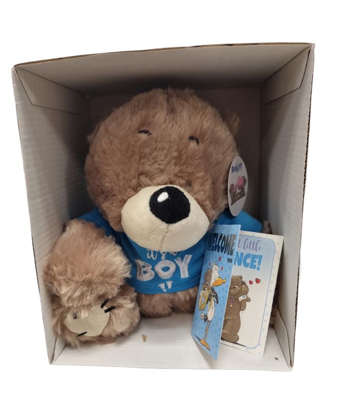 Boodschapbeertje "it's a boy "