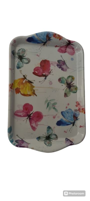 Tray met vlindertjes