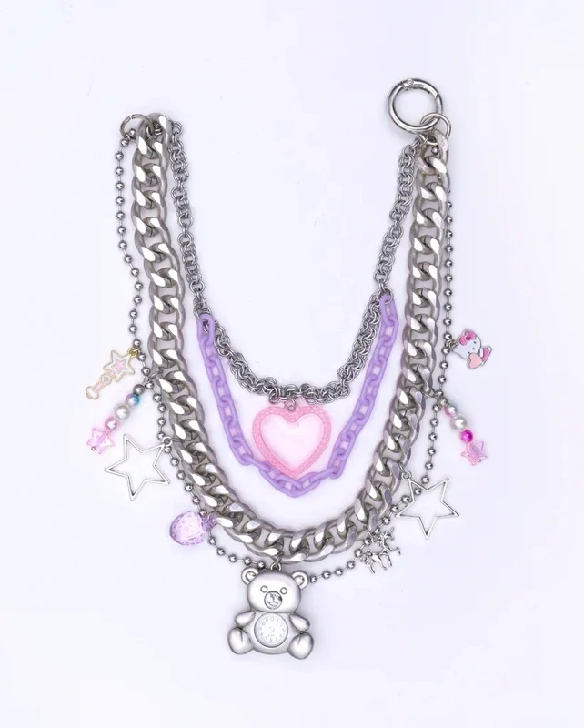 A Teddy Bear necklace