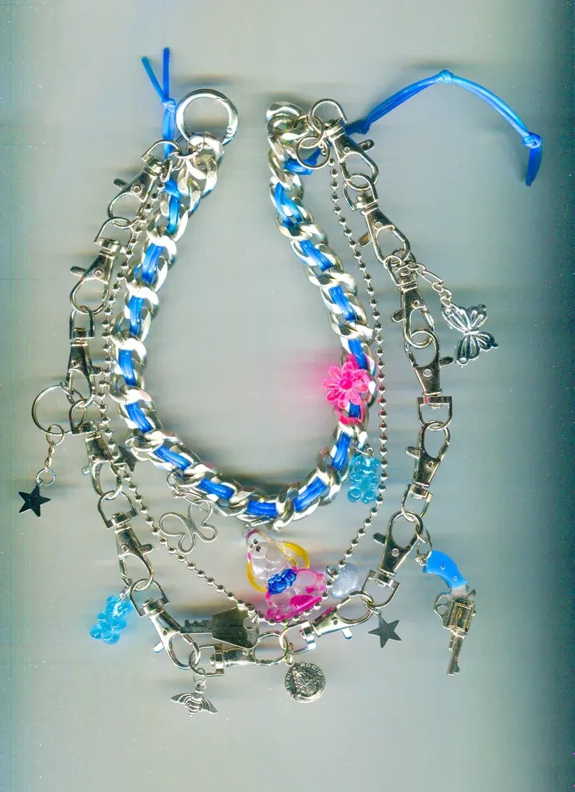 Necklace #002 (silver charm)
