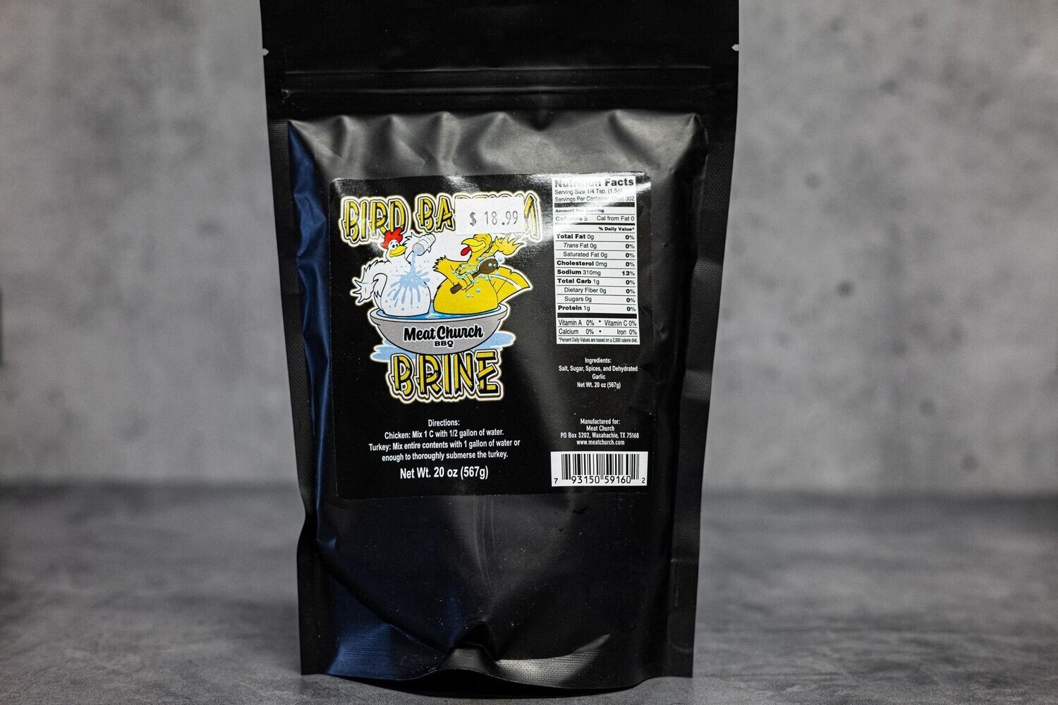 Meat Church Bird Baptism Brine