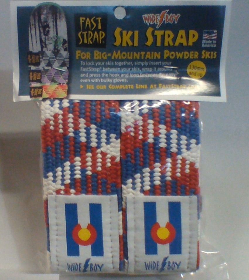 FAST STRAPS Ski Strap Wide Boy 2pc - Colorado