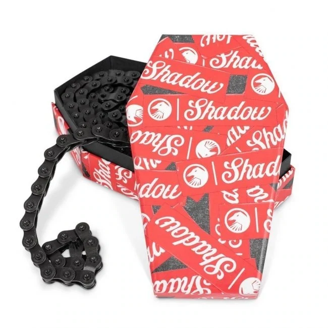 The Shadow Conspiracy - Interlock V2 Race Chain - Single Speed 3/32&quot;, 98 Links, Half Link Chain, Black