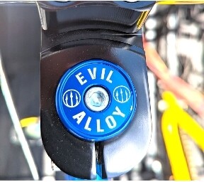 Evil Alloy - CNC Aluminum Stem Cap