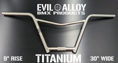 Evil Alloy - BMF 9&quot; Titanium V-Bars