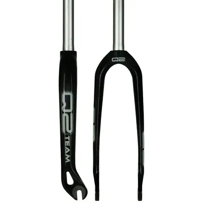Q2 - Carbon BMX Race Fork Expert 20&#39;&#39;, 1 1/8&#39;&#39; Steerer w/Threaded Cap