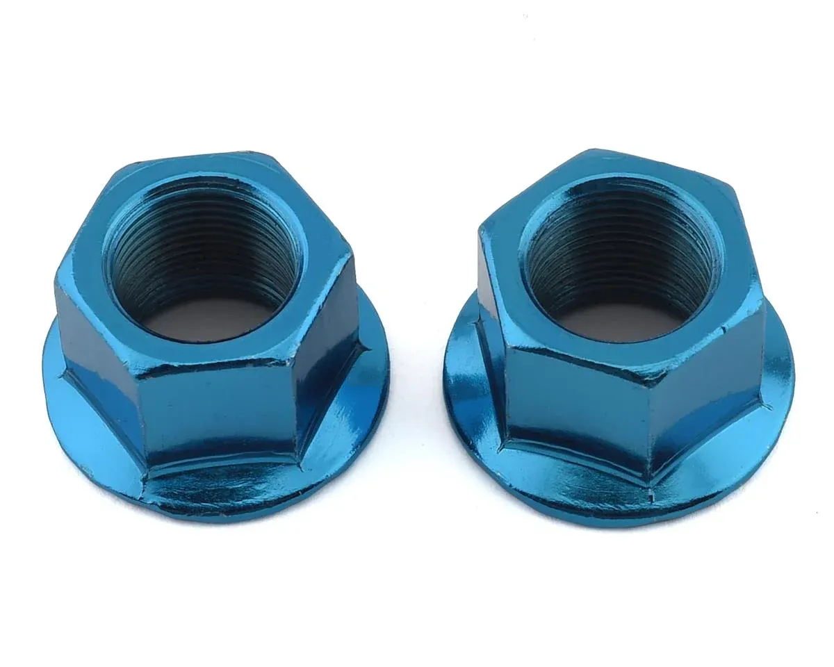 MCS - Axel nuts 14mm Blue