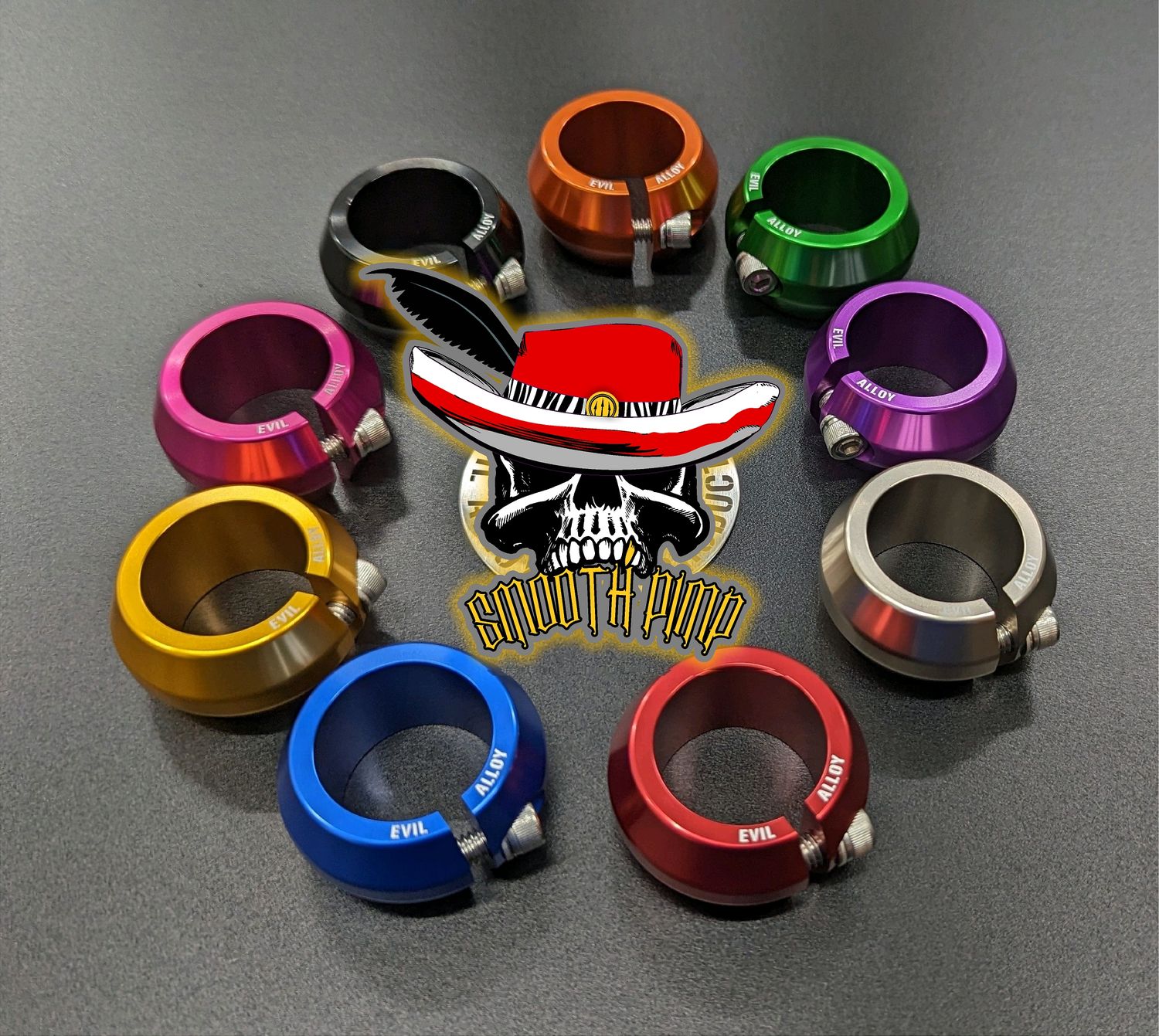 Evil Alloy - Smooth Pimp” Seat Clamp 1 1/4 Purple