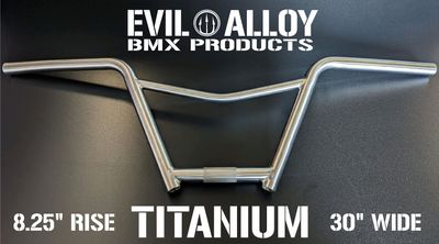 Evil Alloy - BMF  8&quot; Titanium V-Bars