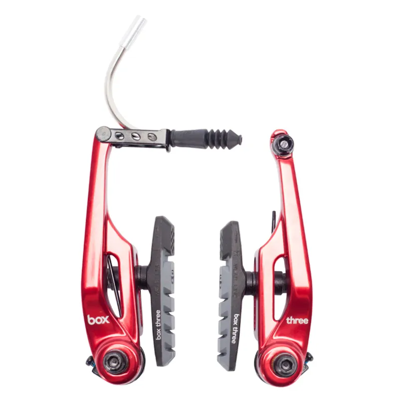 BOX,THREE V-BRAKE,BOX THREE V-BRAKE 108MM RED