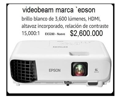 Videobeam EPSON ex 3280