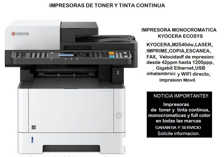 IMPRESORA MONOCROMÁTICA KYOCERA