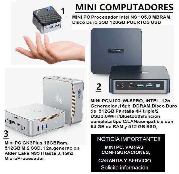 Mini procesador Intel NS