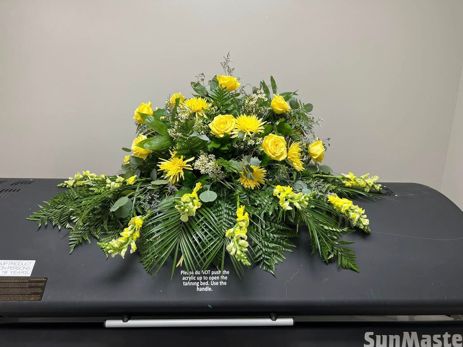 Yellow Casket Spray
