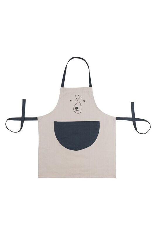 Tablier pour enfants Ours (Coton organique) - Tranquillo