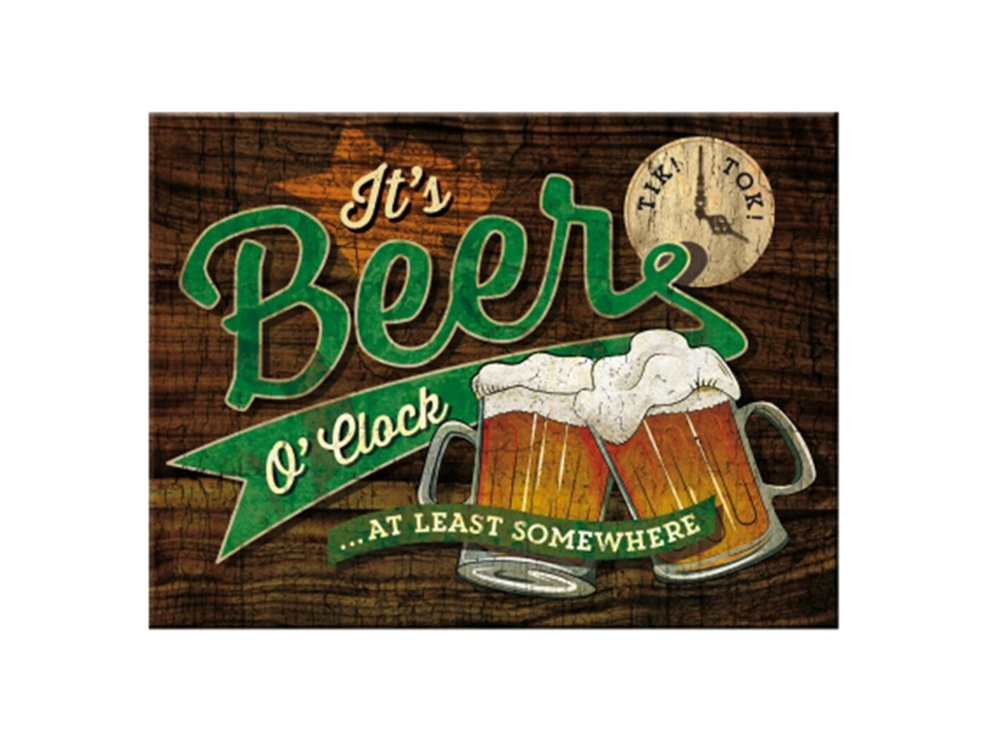 Aimant Beer O&#39;Clock