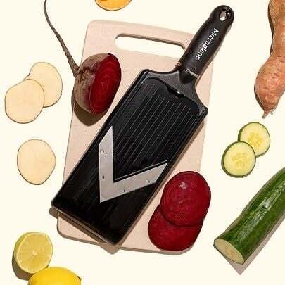 Mandoline ajustable avec lame en V et julienne - Microplane