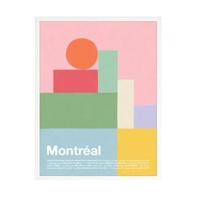 Affiche Montréal - 18x24 - Marlone