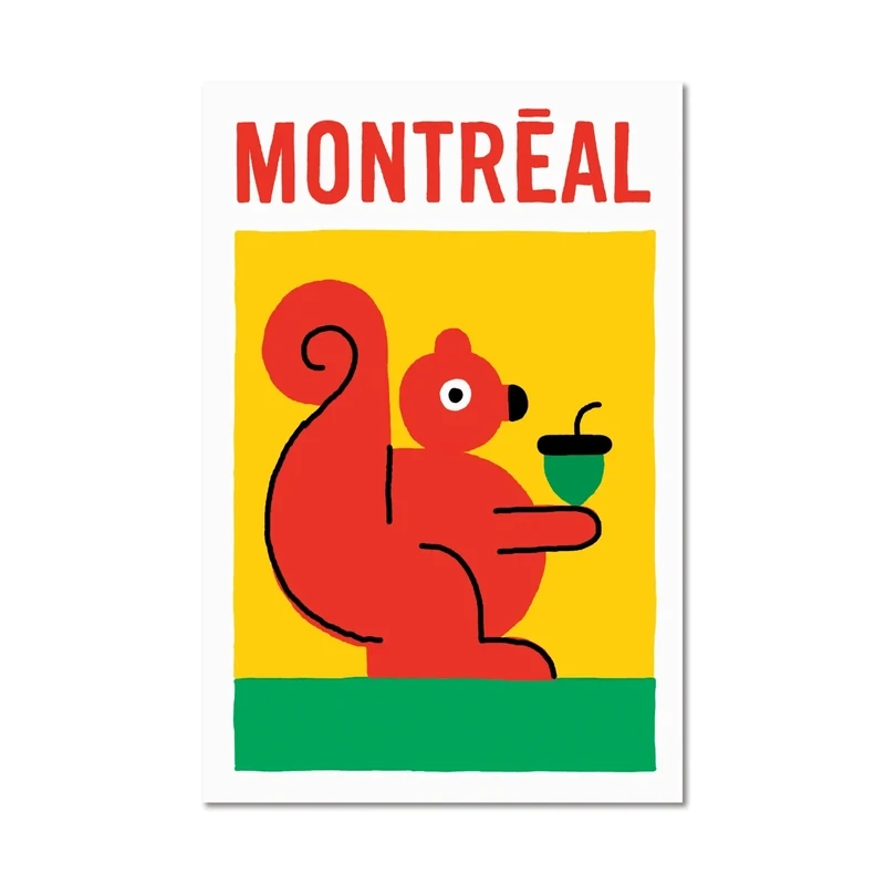 Carte postale - Écureuil - Benoit Tardif - Paperole