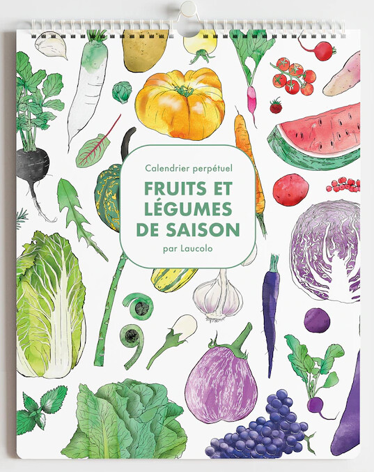 Calendrier fruits &amp; légumes de saisons du Qc de Laucolo