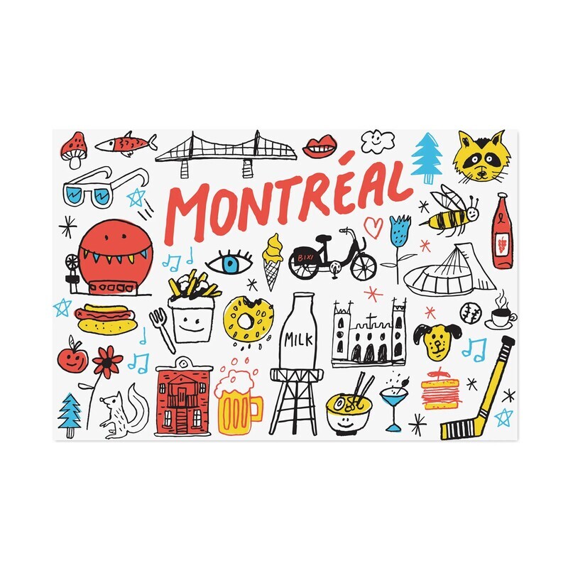 Carte Postale - Top Montréal - Francis Léveillée - Paperole