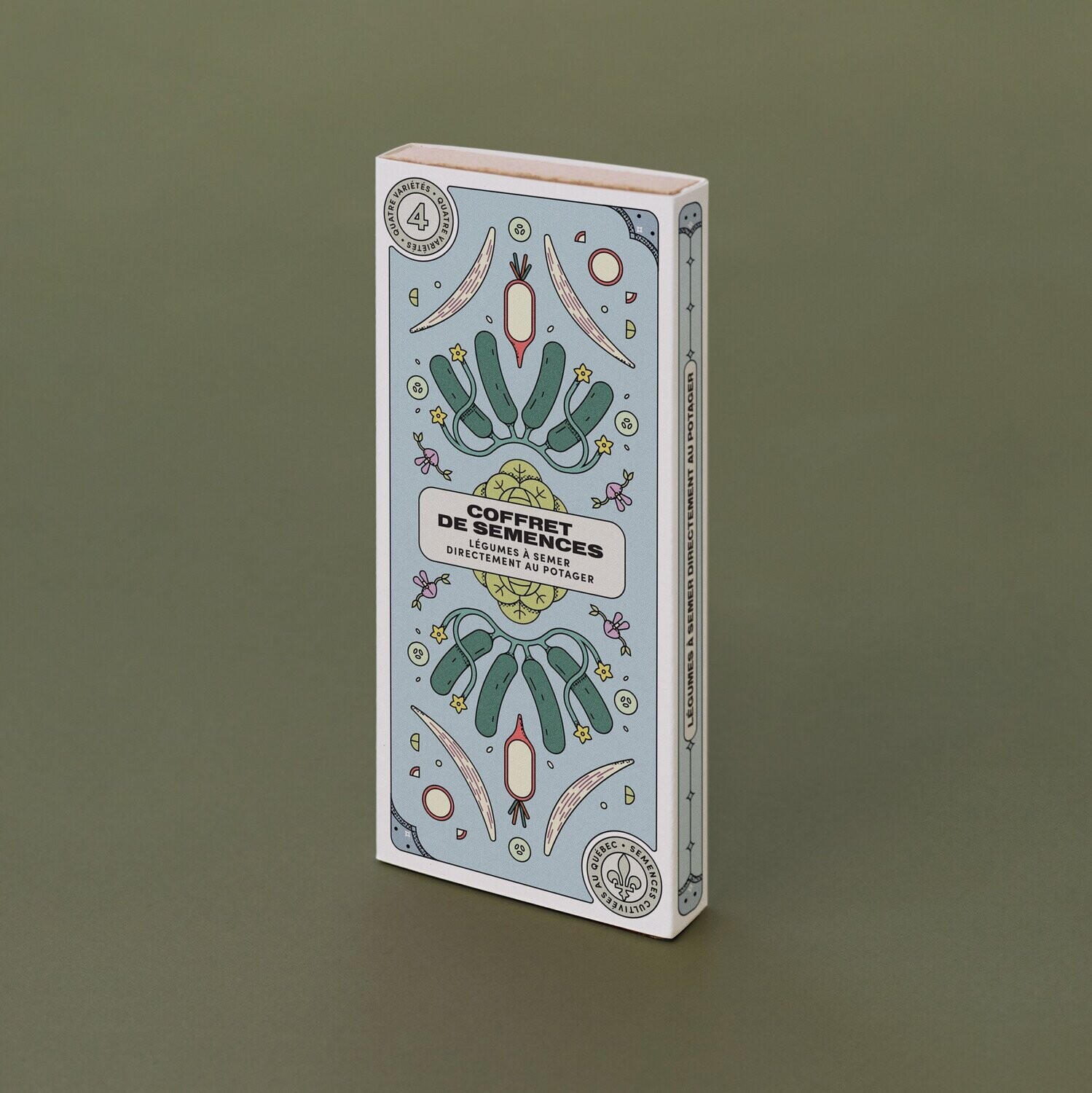 Coffret de semences - Légumes à semer directement au potager  - Bernard Lavallée