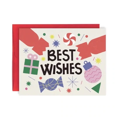 Carte de souhaits - Best Wishes - Paperole