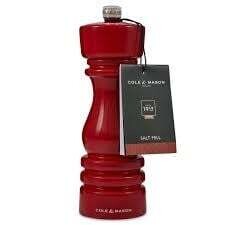 Salière - Rouge lustré - Cole &amp; Mason