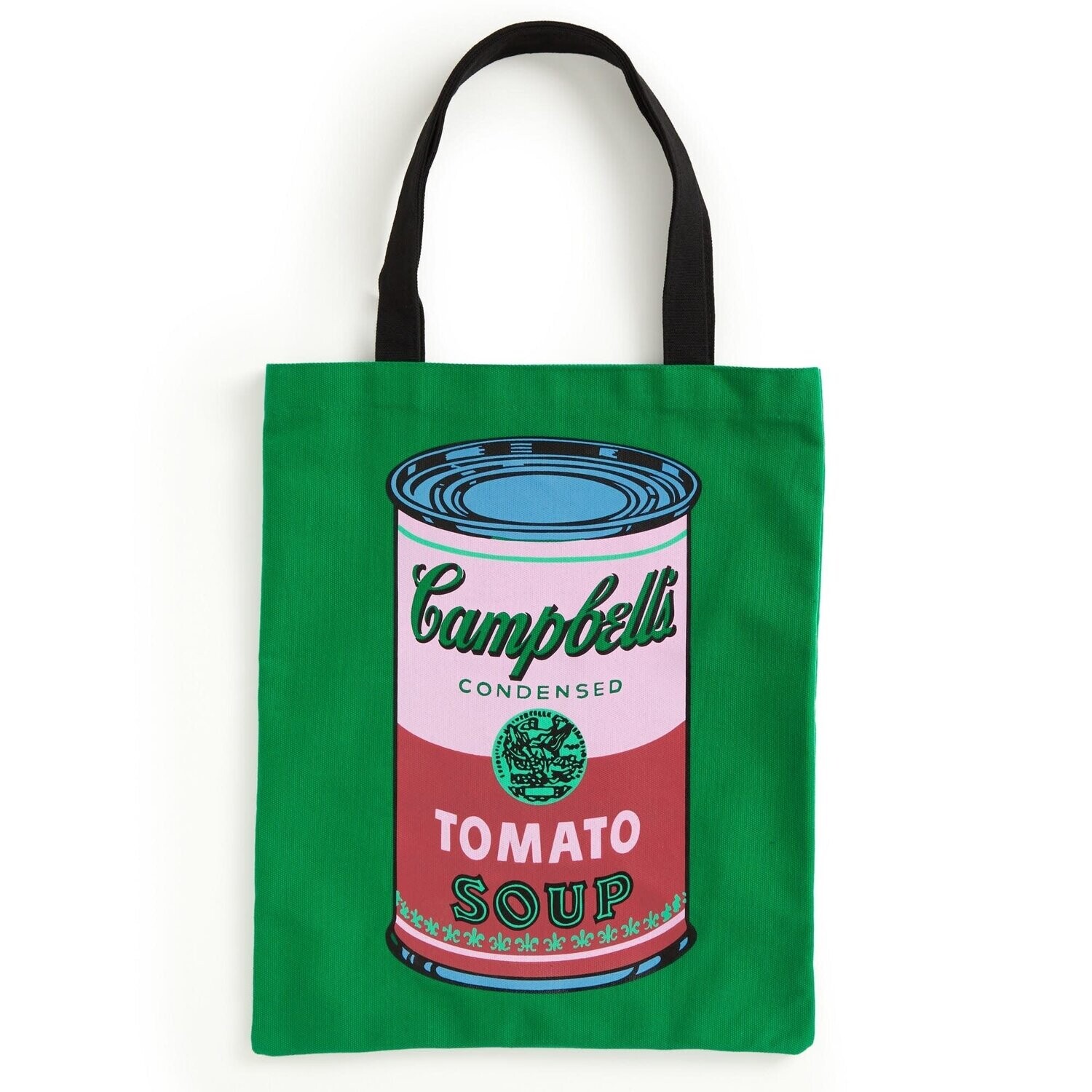 Sac réutilisable en toile - Campbell&#39;s Soup Andy Warhol - Vert