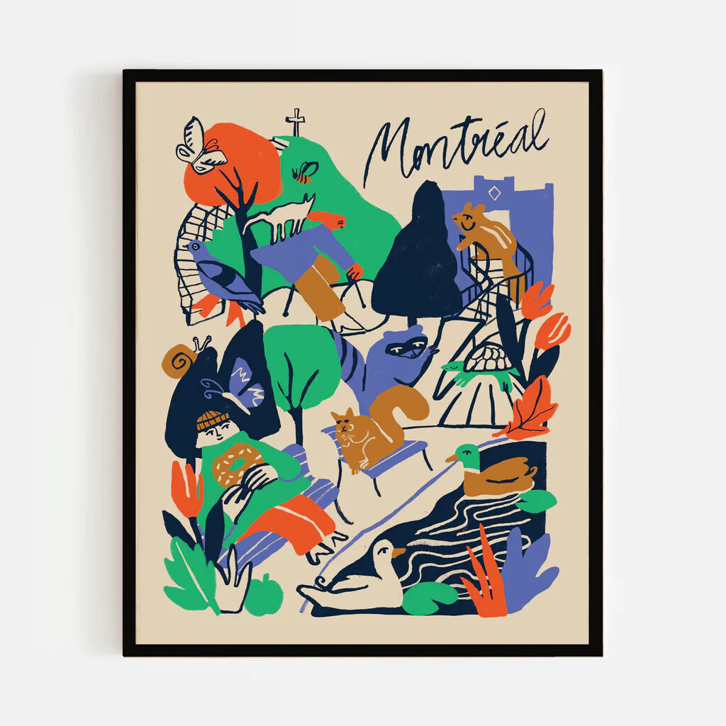 Affiche Montréal - Julia GR - Paperole