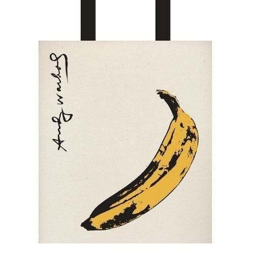 Sac réutilisable en toile - La banane Andy Warhol - Beige