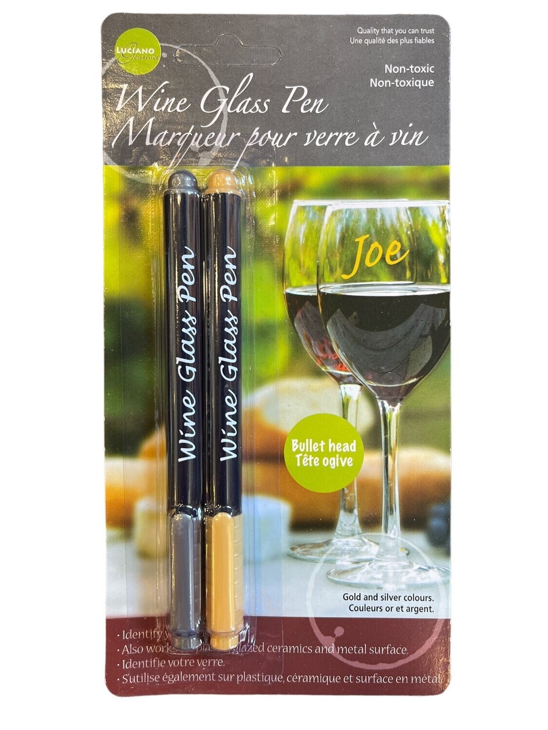 Marqueur pour verre à vin - Luciano Gourmet