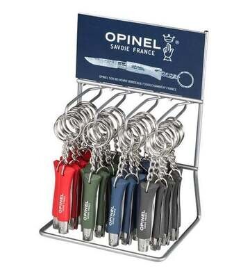 Porte-clés, couteau No 4 - Bleu foncé, kaki, noir ou rouge - Opinel