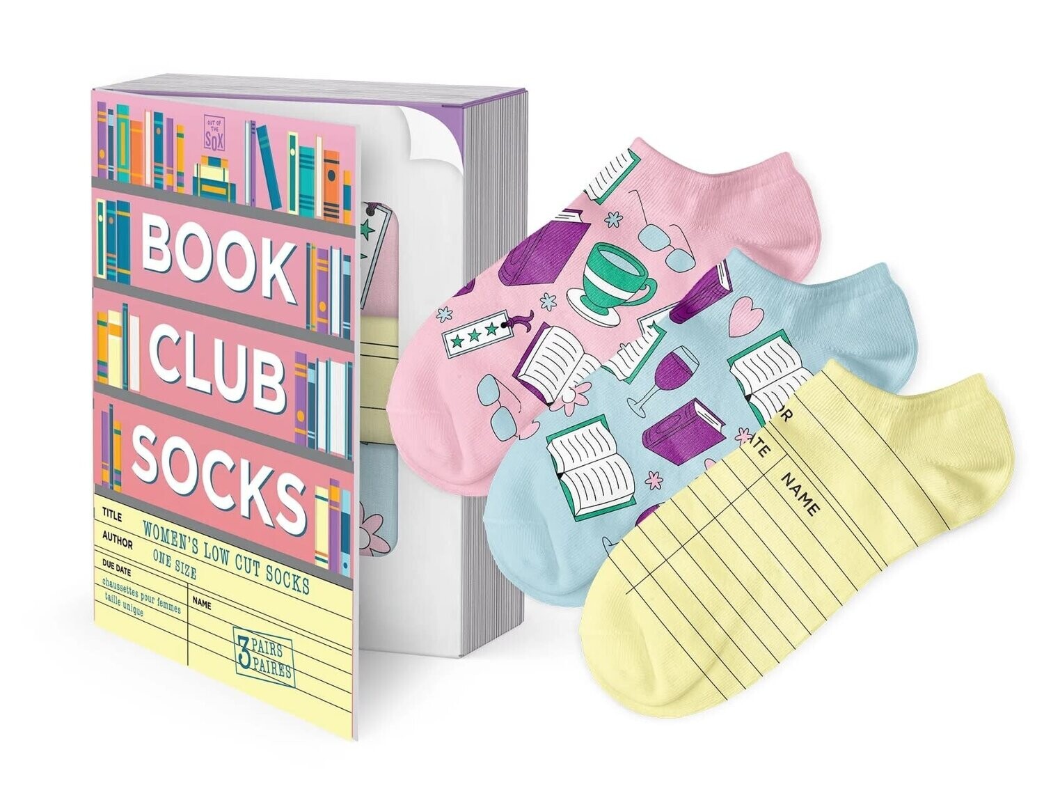 Chaussettes courtes pour femmes - Club de lecture - Out of the Sox