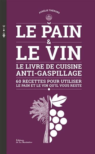 Le livre anti-gaspillage, 60 recettes pour utiliser le pain et le vin qu&#39;il vous reste - Aurélie Thérond