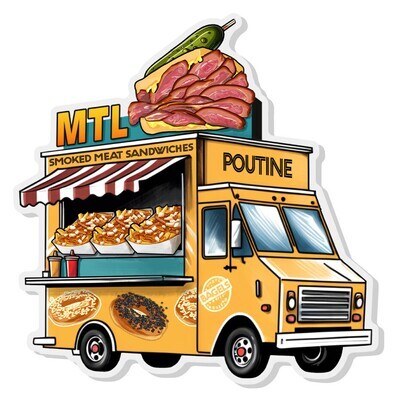 Épingle acrylique MTL Food Truck LB