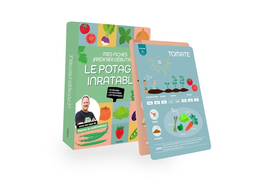 Le potager inratable : 10 légumes, le calendrier, les techniques : mes fiches jardinier débutant - Pierre le cultivateur