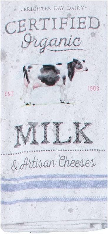 Serviette à double usage &quot;Certified Organic Milk&quot; - Kay Dee Designs