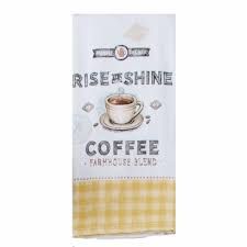 Serviette à double usage &quot;Rise and Shine Coffee&quot; - Kay Dee Designs