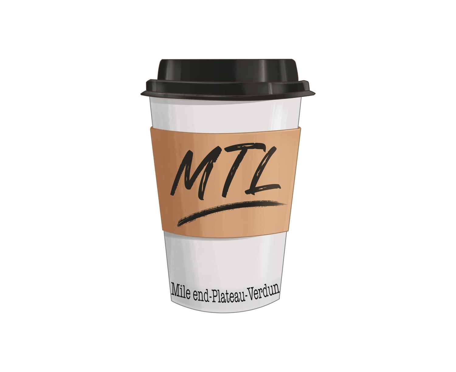 Aimant MTL coffee cup LB