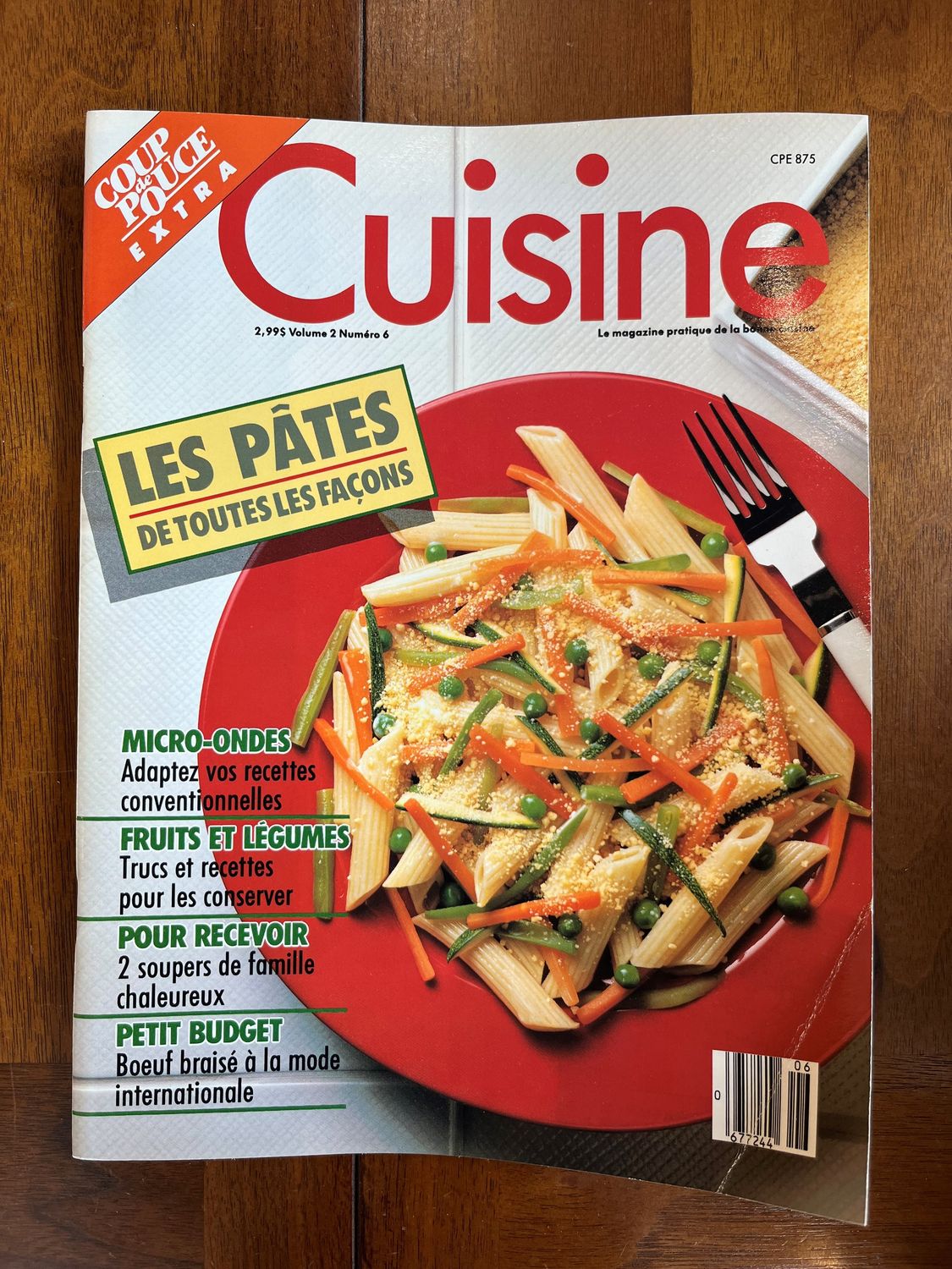 Livre d&#39;occasion - Coup de pouce Extra - Cuisine: le magazine pratique de la bonne cuisine - Vol. 2 n.6