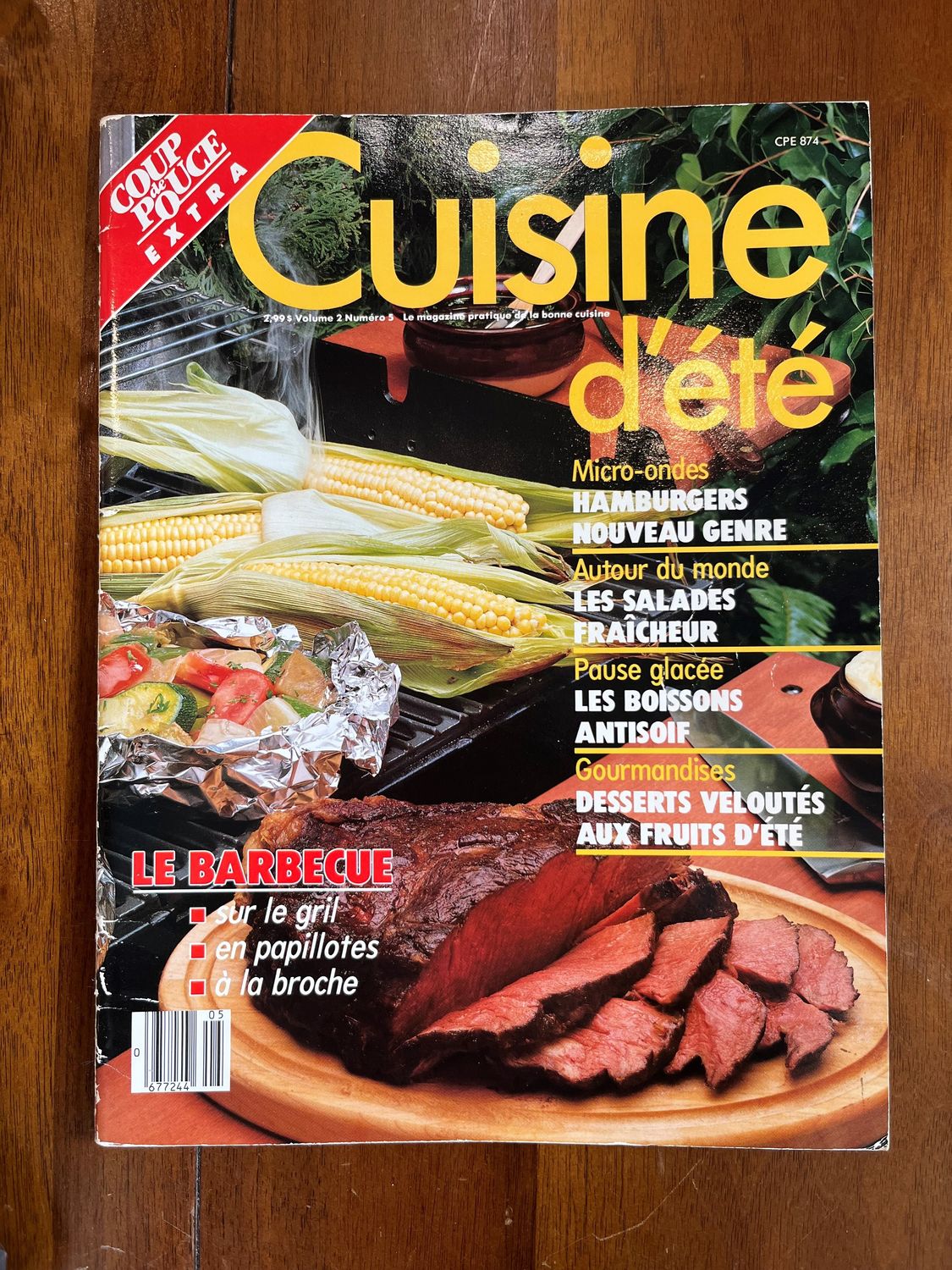 Livre d&#39;occasion - Coup de pouce extra - Cuisine d&#39;été - Vol. 2 N. 5