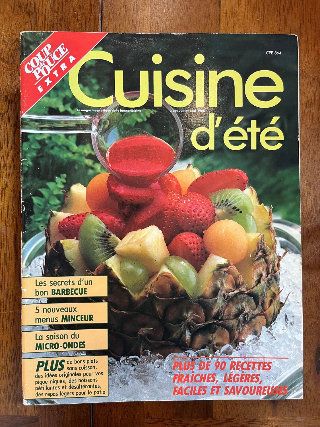 Livre d&#39;occasion - Coup de pouce extra - Cuisine d&#39;été - Juillet Août 986