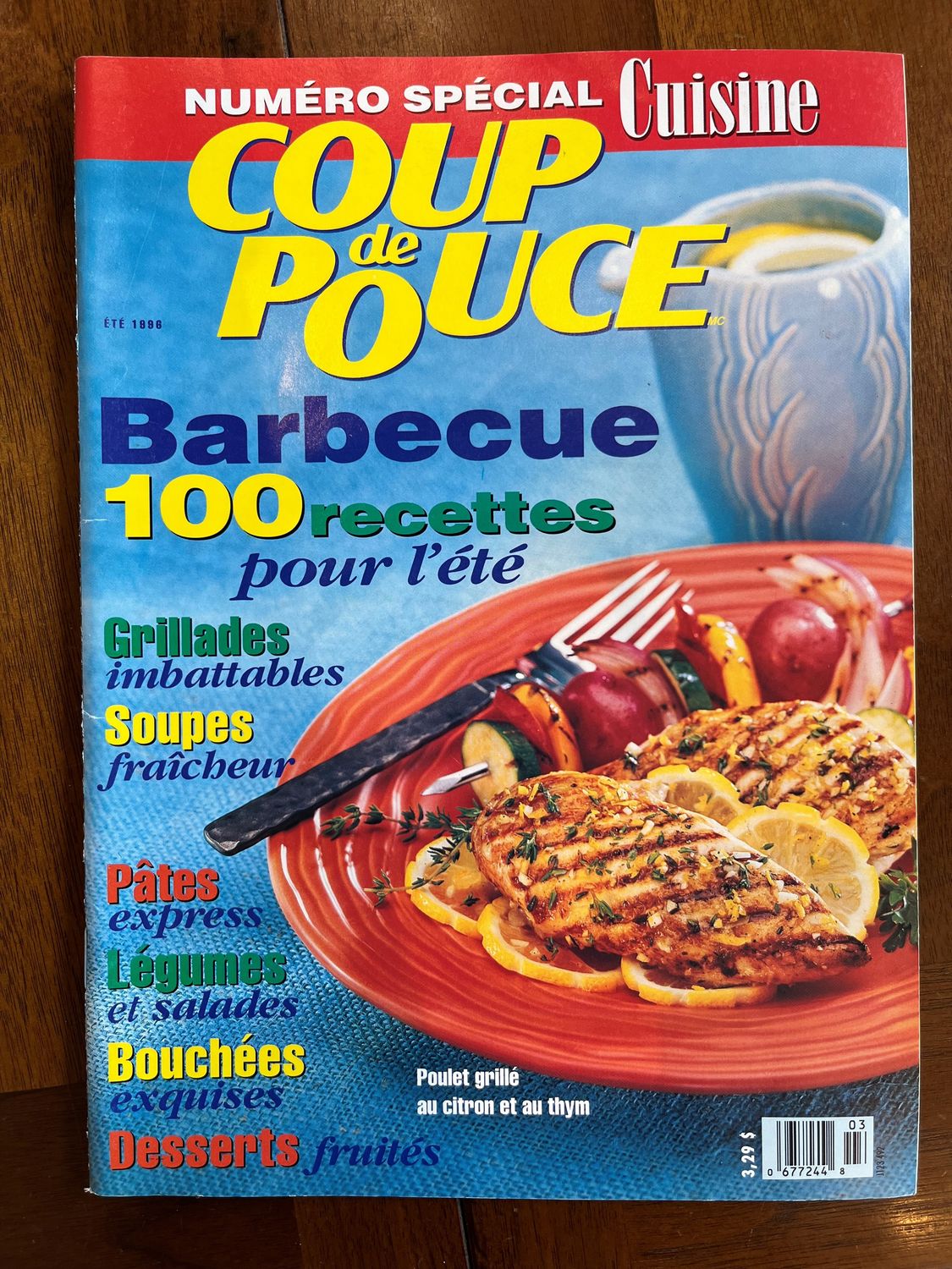 Livre d&#39;occasion - Coup de pouce - Été 1986 - Barbecue