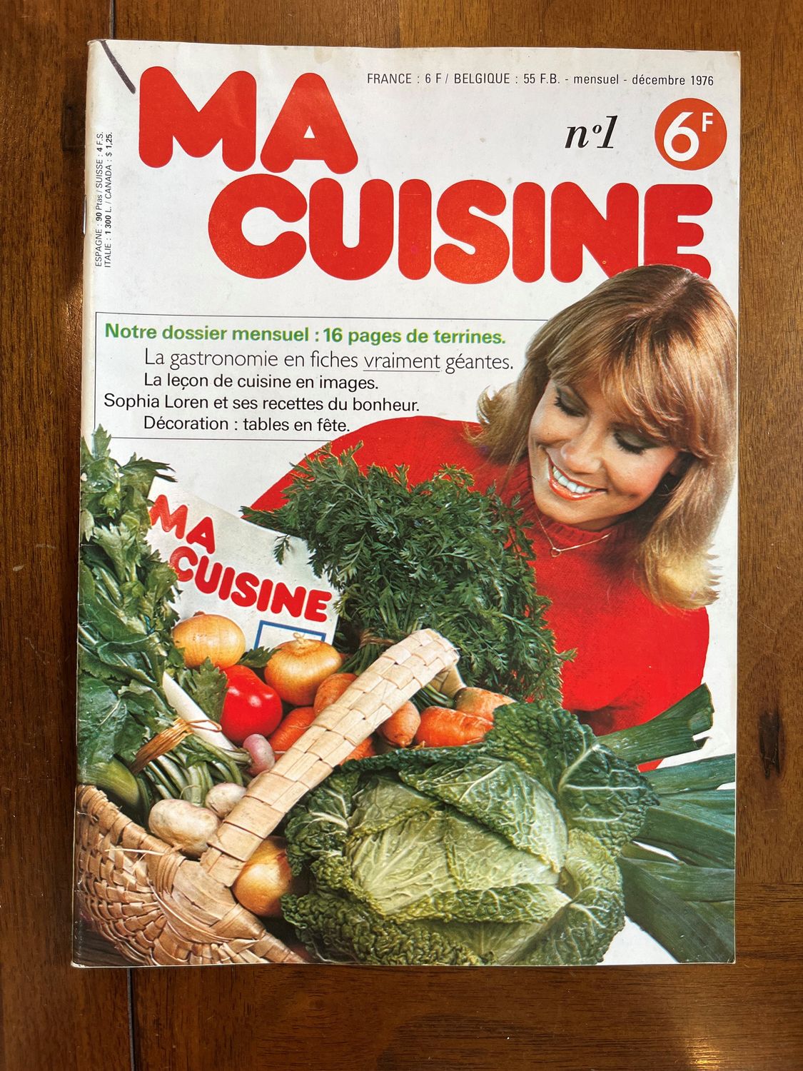 Livre d&#39;occasion - Ma cuisine N.1 - Décembre 1976