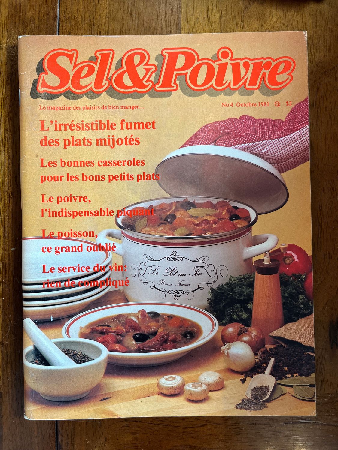 Livre d&#39;occasion - Sel  &amp; Poivre - N.4 - Octobre 1981