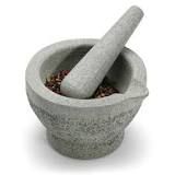 Mortier en granite avec pilon - Zen