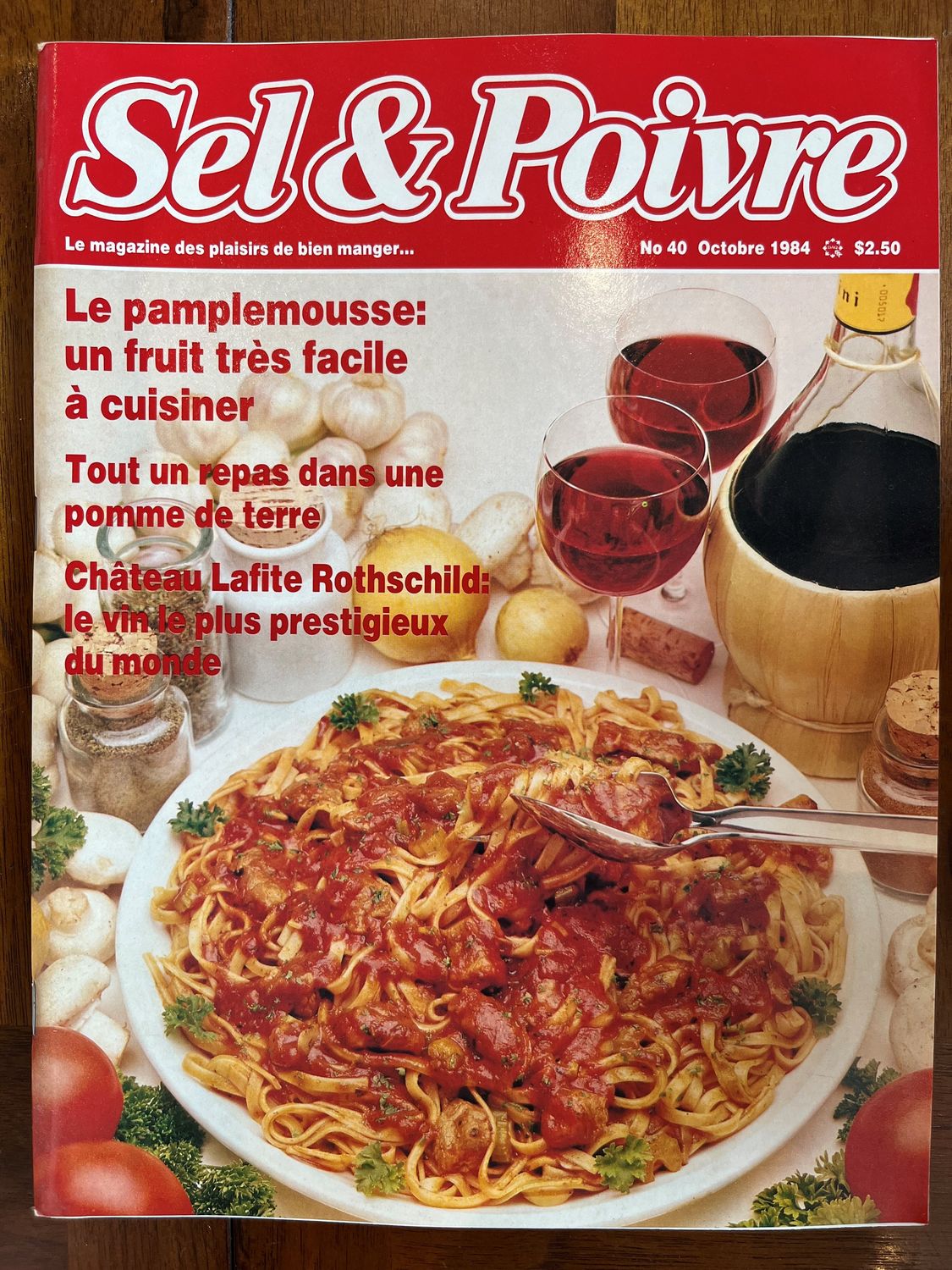 Livre d&#39;occasion - Sel &amp; Poivre - N.40 - Octobre 1984