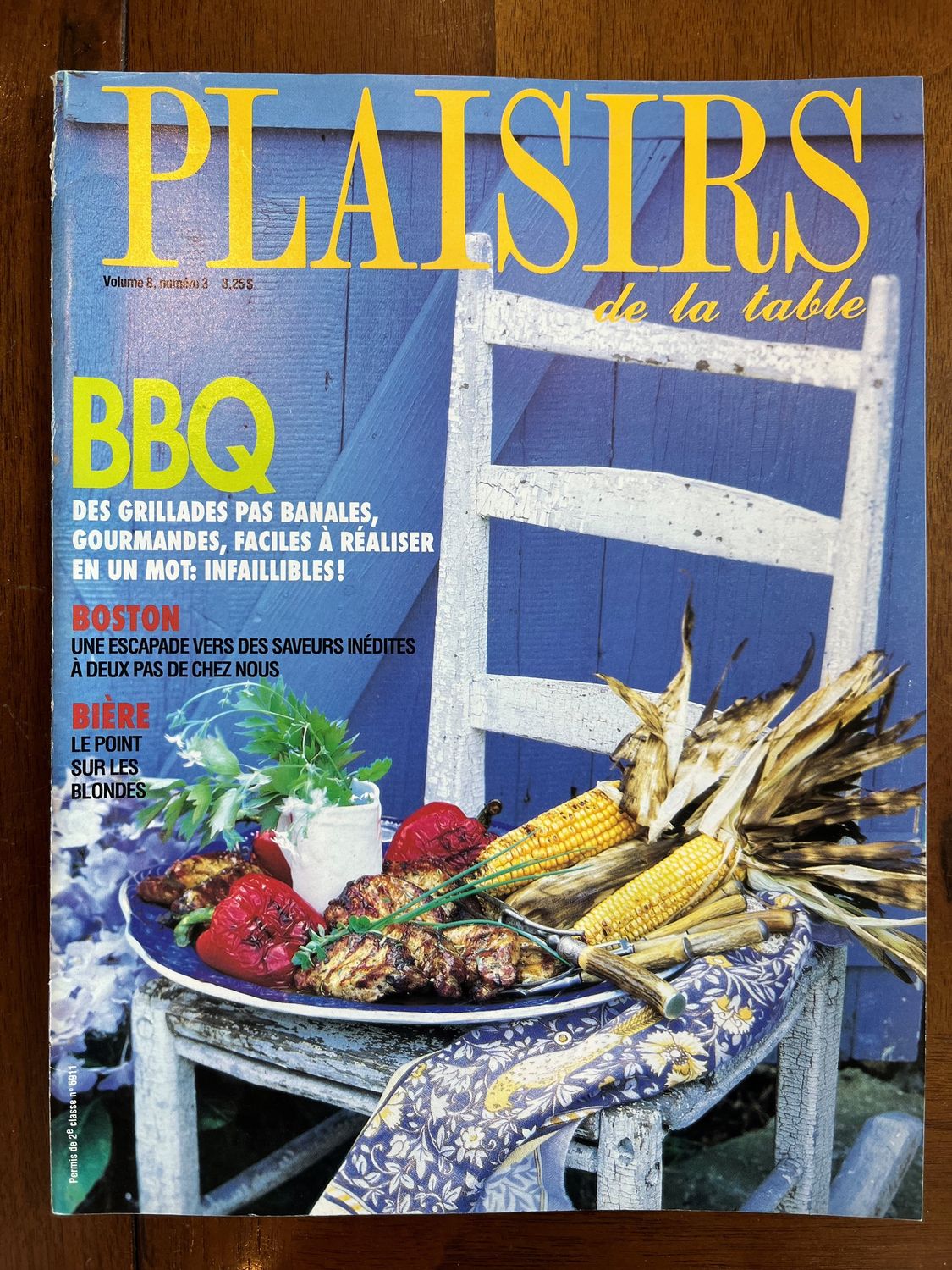 Livre d&#39;occasion - Plaisirs de la table - Vol.8 N.3